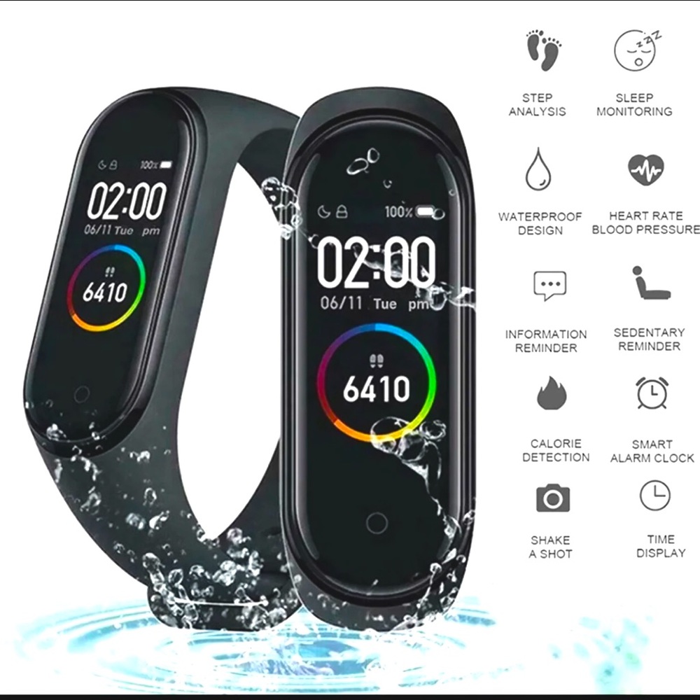 M4 Smart Bracelet Heart rate monitor